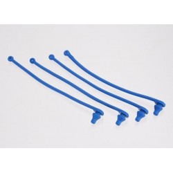 Retenedor de clip de carrocería azul (4pcs)