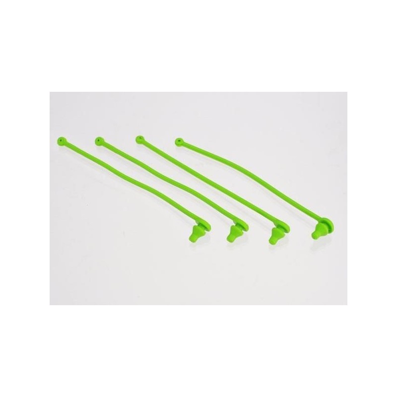 Retenedor de clip verde Traxxas para carrocería (4pcs) TRX5753