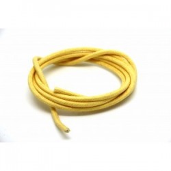 Cable de silicona 16AWG Amarillo 1Metro WY1M