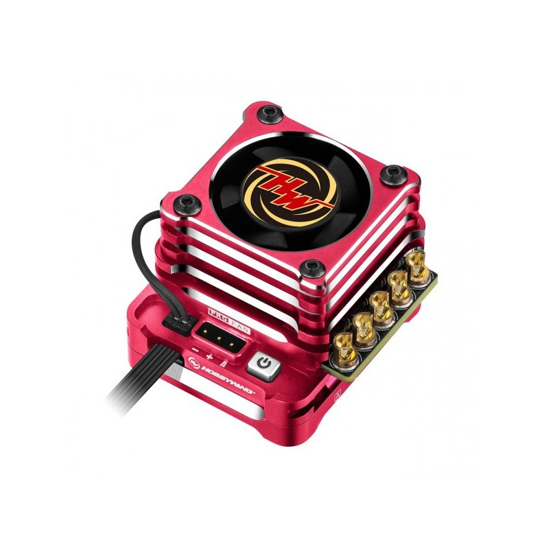 Variador Hobbywing Xerun XD10 Pro rojo Drift Sin escobillas ESC 100A 2s LiPo HW30112615