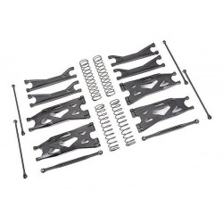 Kit de suspensión negro Traxxas WideMaxx para X-Maxx TRX7895