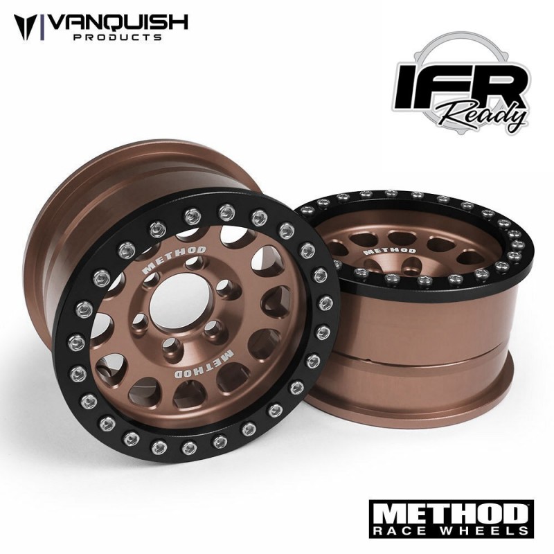 Llantas Vanquish Method 1.9 105 anodizado bronce (2pcs) VPS07920