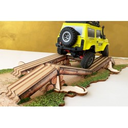 Obstáculo cruce de puentes 1/24 para circuito RC Crawler park TWD240002