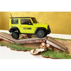 Obstáculo cruce de puentes 1/24 para circuito RC Crawler park TWD240002