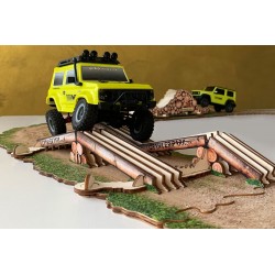 Obstáculo cruce de puentes 1/24 para circuito RC Crawler park TWD240002