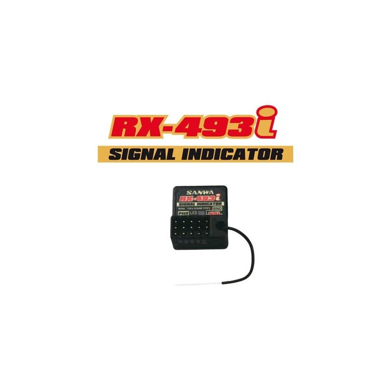 Receptor Sanwa RX-493i 4 canales 2,4GHZ FH5 SXR Waterproof S.107A41376A