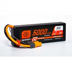 Batería Lipo Spektrum 2S 7.4V 5000mah 50C Smart G2...