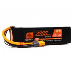 Batería Lipo Spectrum 4S14.8V 2200mAh 100C Smart G2: IC3