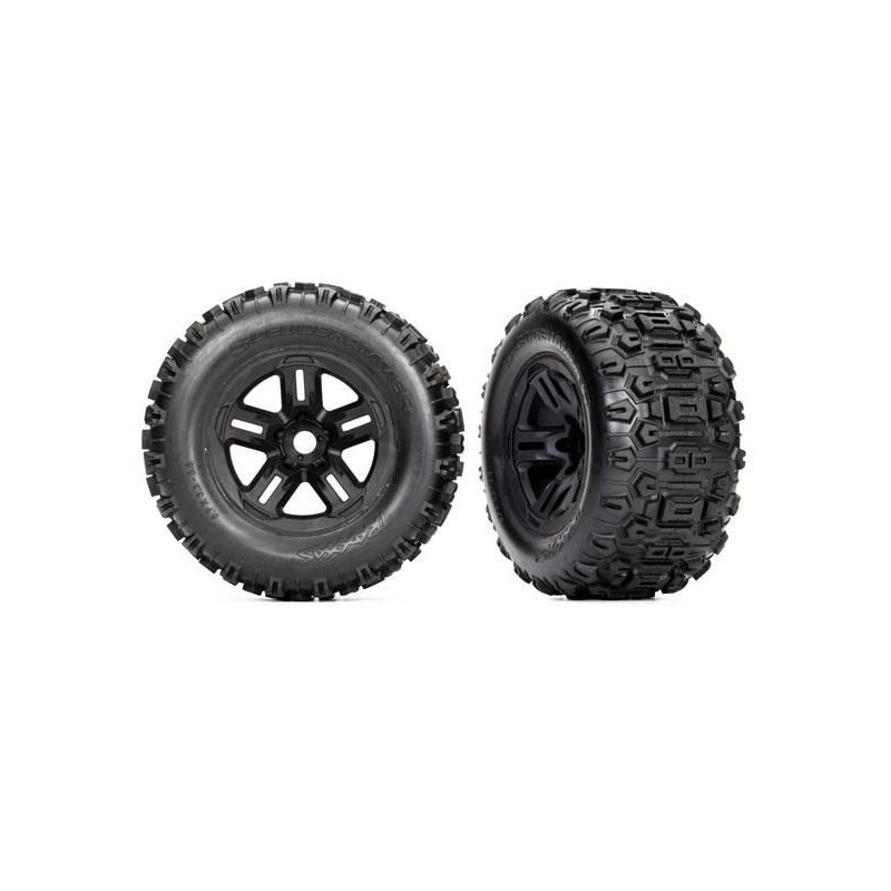 Neumáticos Traxxas Sledgehammer de 3.8 pulgadas 17mm hex TRX9672