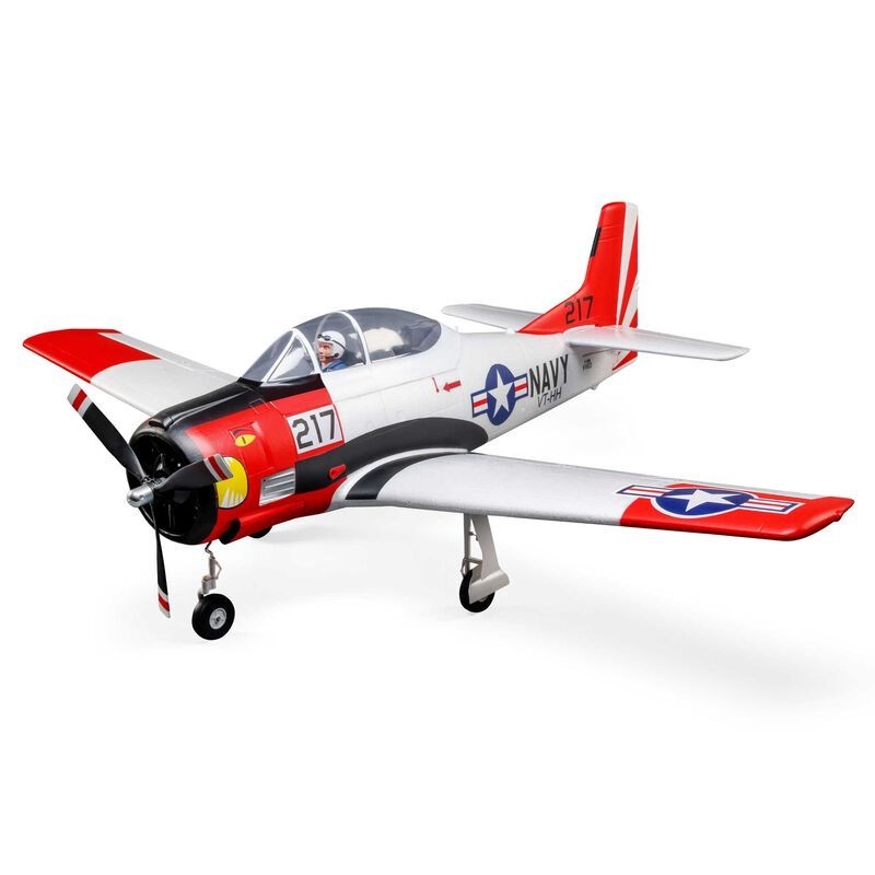 Avión E-Flite T-28 Trojan 1.2m PNP con Smart EFL18375