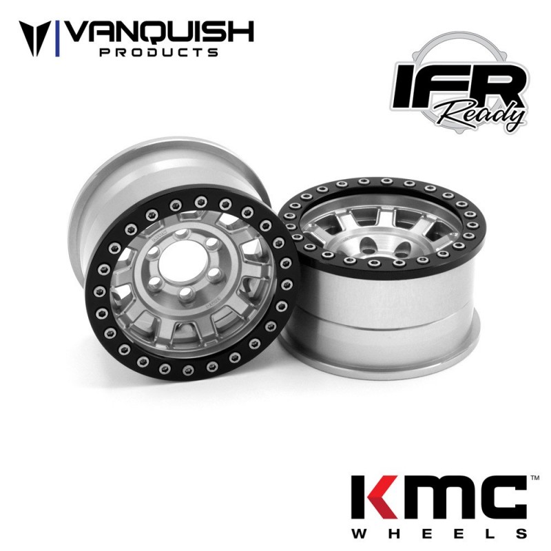 Llantas Vanquish KMC 1.9 KM236 Tank Clear Anodizado (2pcs) VPS07781