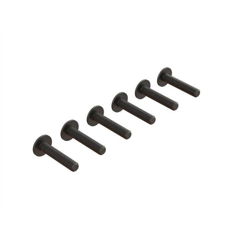 Tornillo de cabeza plana Arrma 1/5 M4x20mm (6pcs) ARA727420