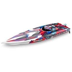 Lancha Rápida Traxxas Spartan TQi TSM TRX57076-4REDR