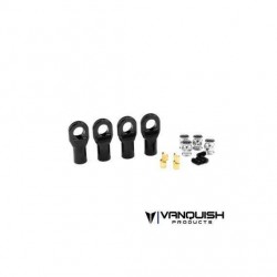 Extremos de varilla rectos negros (4pcs) vanquish products VPS08500