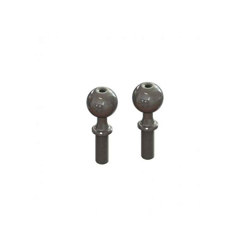 Bola de pivote, rosca fina M6x14x37mm (2pcs): EXB