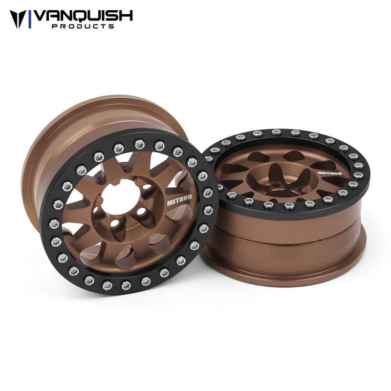 LLantas Vanquish Method 1.9 101 anodizadas color Bronce (2pcs) VPS07762