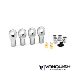 Extremos de varilla mecanizados Vanquish rectos Clear M4 VPS08501