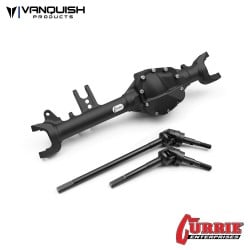 Eje delantero Currie Vanquish VS4-10 D44 Negro anodizado VPS08370