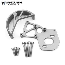 Bancada de motor Vanquish con protector de corona, clear anodizado VS4-10 VPS02211