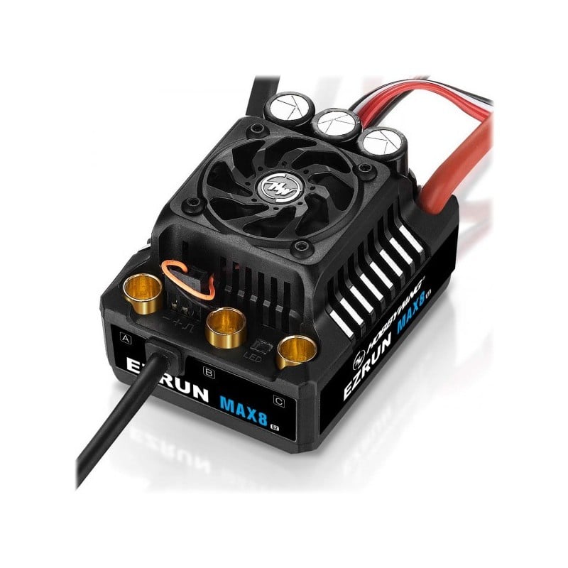 Variador Hobbywing Ezrun MAX8 G2 ESC 160 Amp 3-6s LiPo BEC 6A HW30103203