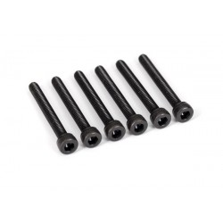 Tornillos Traxxas de 3X25mm cabeza cilíndrica hexagonal (6pcs) TRX2581X