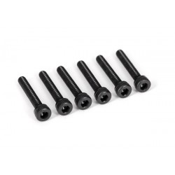 Tornillos Traxxas de 3X18mm cabeza cilíndrica hexagonal (6pcs) TRX2583X