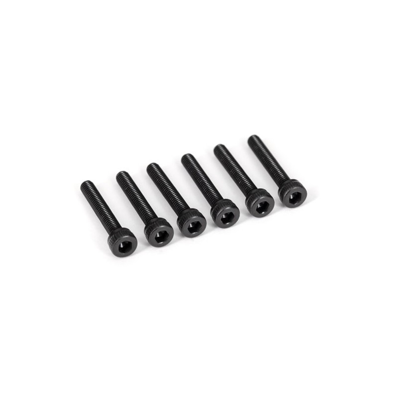 Tornillos Traxxas de 3X18mm cabeza cilíndrica hexagonal (6pcs) TRX2583X