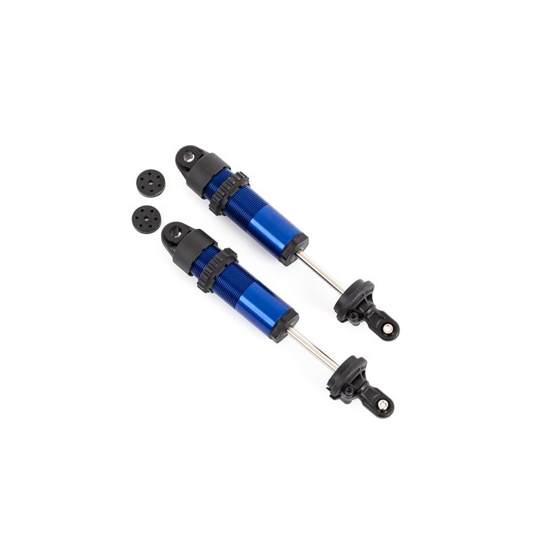 Amortiguadores Traxxas GT-Maxx® largos de aluminio (anodizado azul) (2pcs) TRX9661