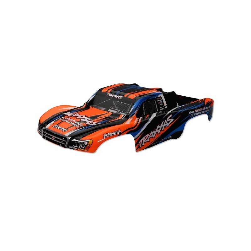 Carrocería Traxxas Slash Pintada Naranja/negro TRX5850X