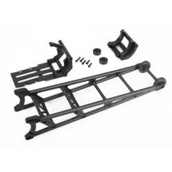 Barra anti-caballitos larga Traxxas, negra TRX9460