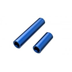 Ejes de transmisión centrales de aluminio azul 6061-T6 para Traxxas TRX-4M TRX9752-BLUE