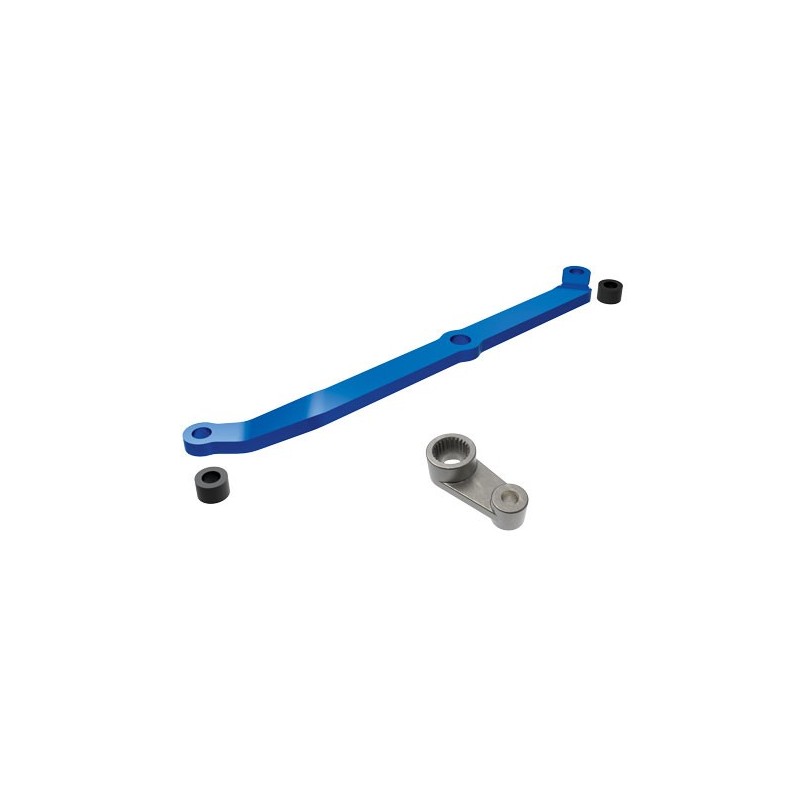 Enlace de dirección Traxxas de aluminio anodizado 6061-T6 azul para TRX4M 1/18 TRX9748-BLUE