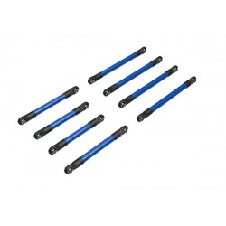 Juego de tirantes de suspensión de aluminio anodizado azul 6061-T6 para Traxxas TRX-4M TRX9749-BLUE