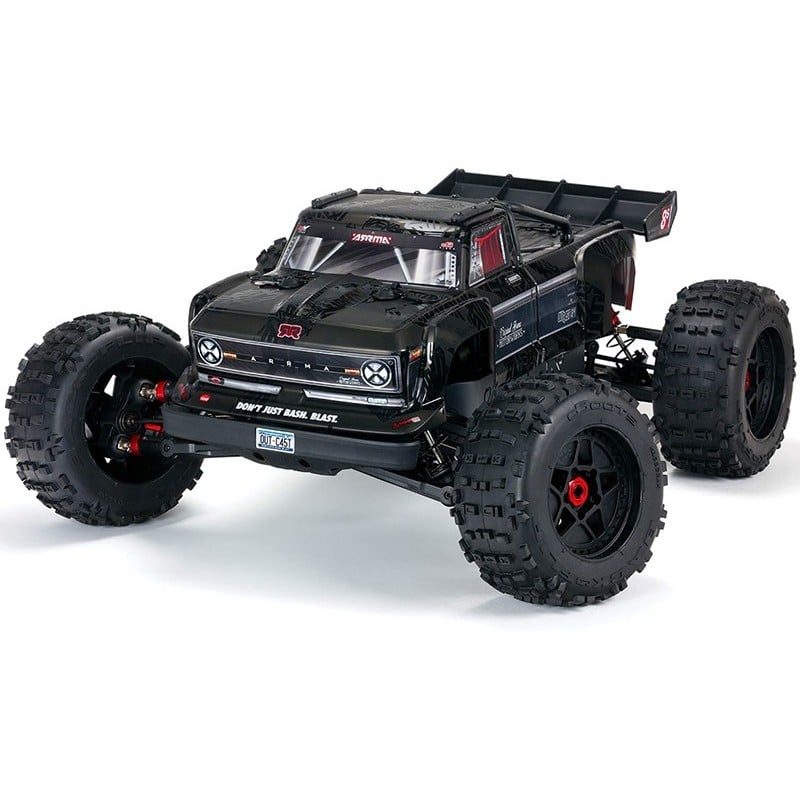 Arrma Outcast 1/5 EXB EXtreme Bash Roller 4WD Monster Stunt Truck en negro ARA5210B