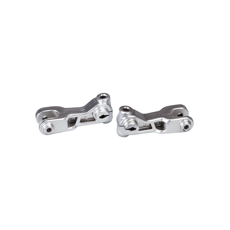 Brazos de barra estabilizadora Traxxas delanteros (satinados) TRX8596X