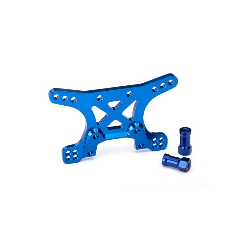 Torreta frontal Traxxas de aluminio 7075-T6 (anodizado azul) TRX6440