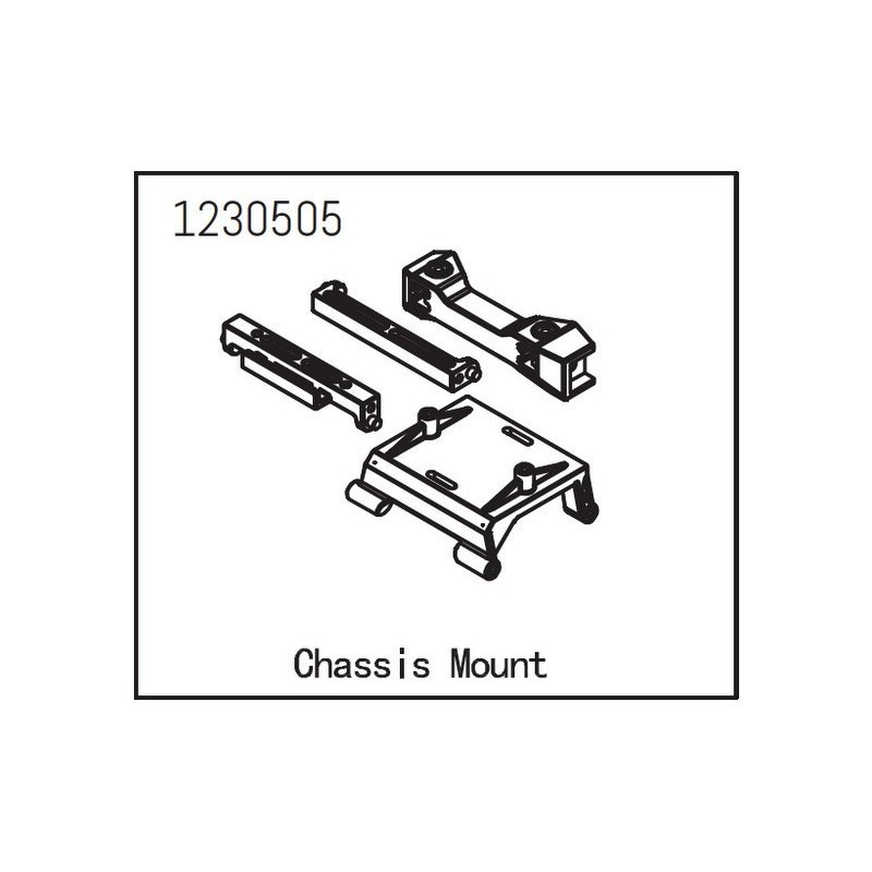 Soportes de chasis Absima 1230505