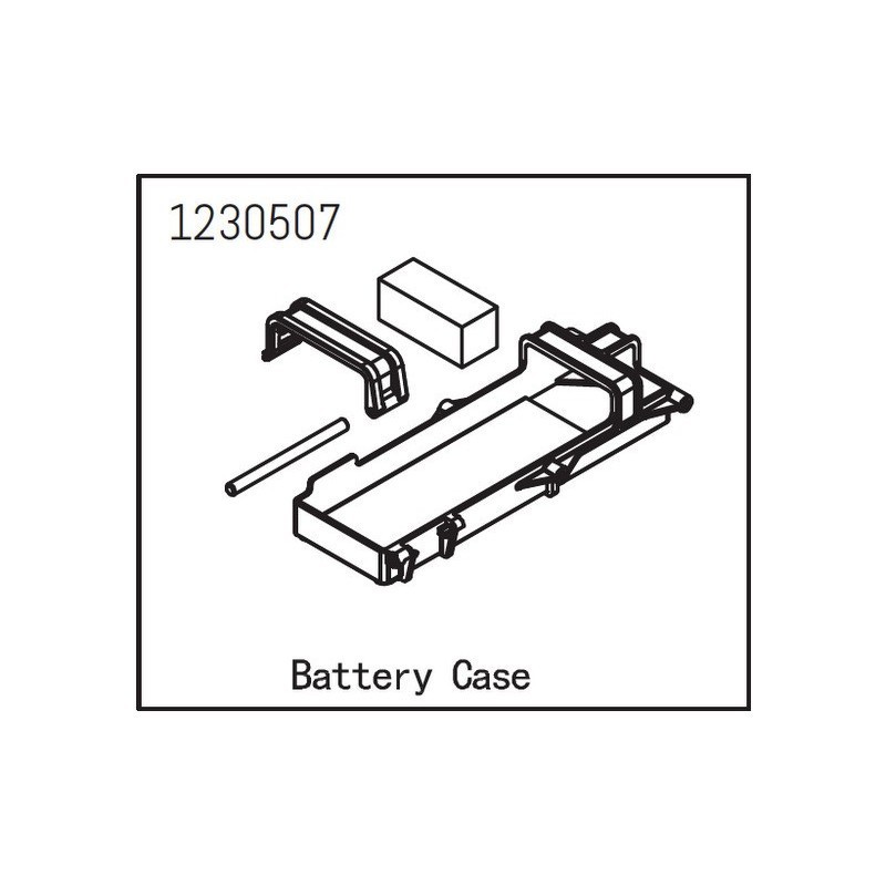 Bandeja de batería Absima 1230507