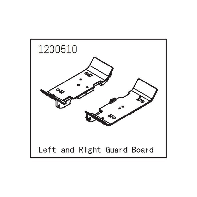 Tableros de protección (izq/drch) Absima 1230510