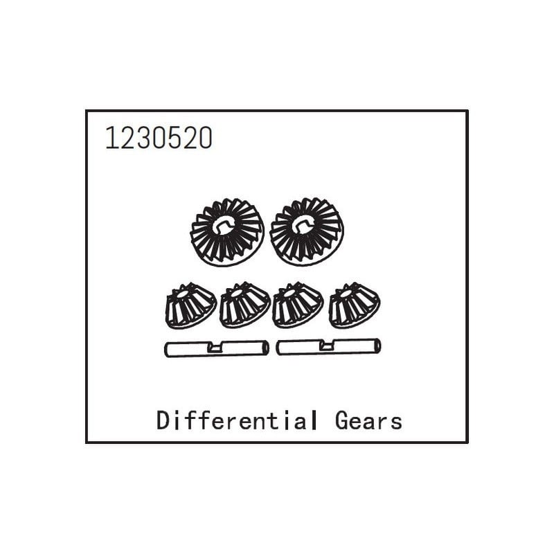 Juego de engranajes diferenciales Absima 1230520