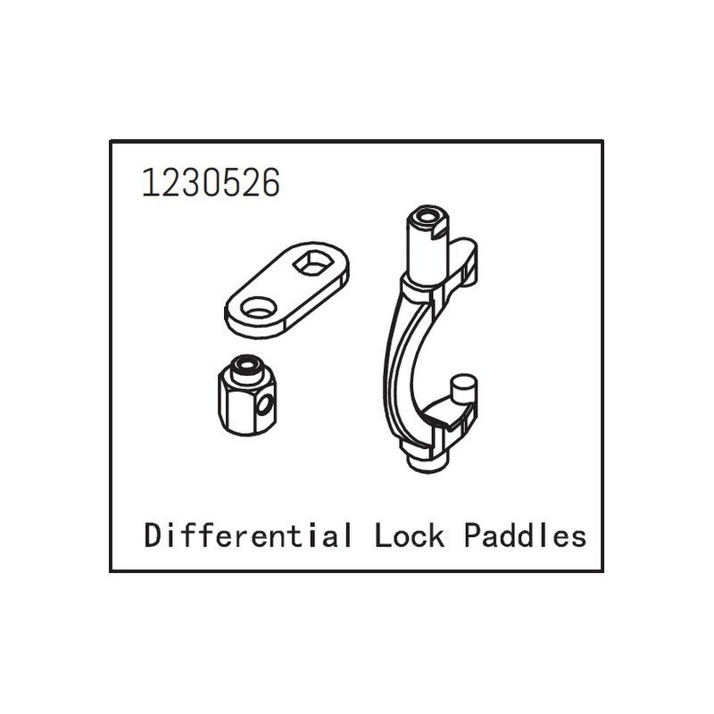 Paletas de bloqueo del diferencial Absima 1230526