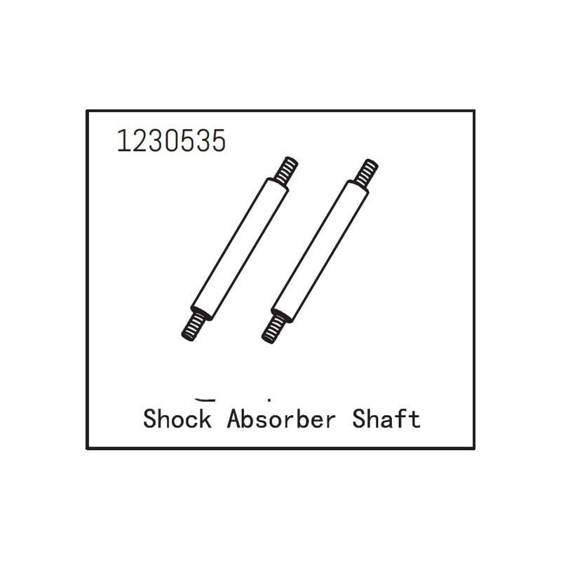 Ejes de Amortiguador Absima 1230535