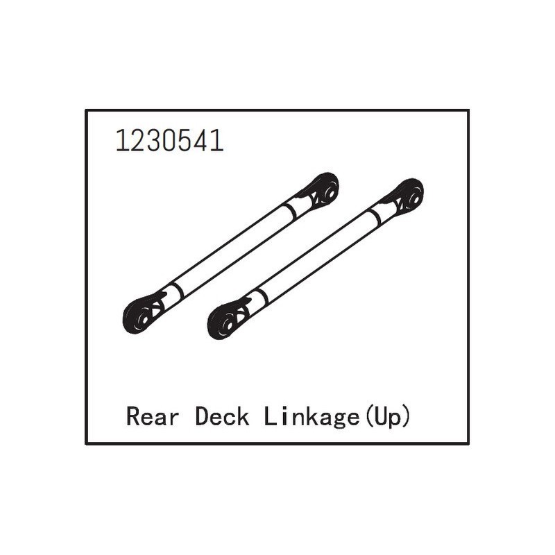 Links de enlace superiores traseros Absima 1230541