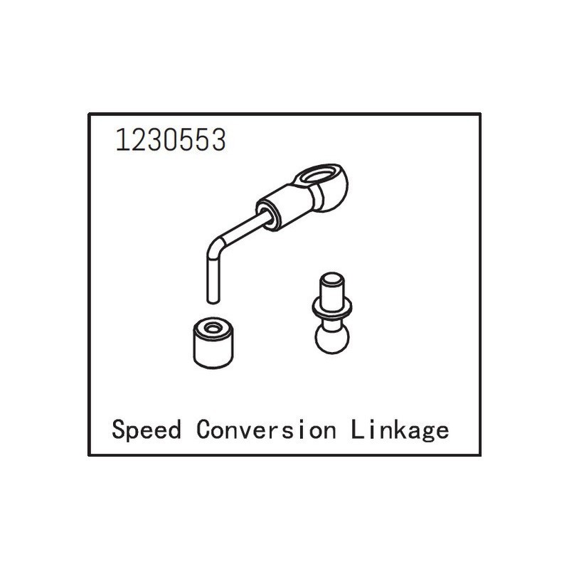 Varillaje de conversión de velocidad Absima 1230553