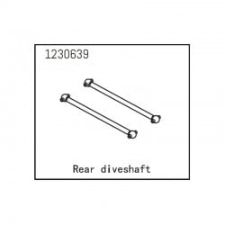 Eje de transmisión trasero Absima 1230639