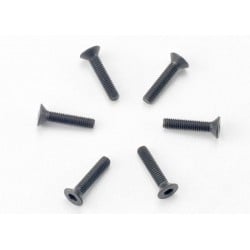 Tornillos Traxxas de 2.5x12mm cabeza avellanada hexagonal (6pcs) TRX2526