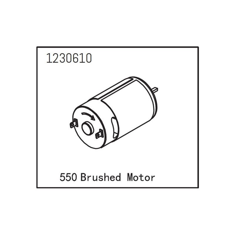 Motor Absima Brushed 550 1230610