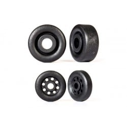 Ruedas para barras de ruedas Traxxas, negra TRX9461