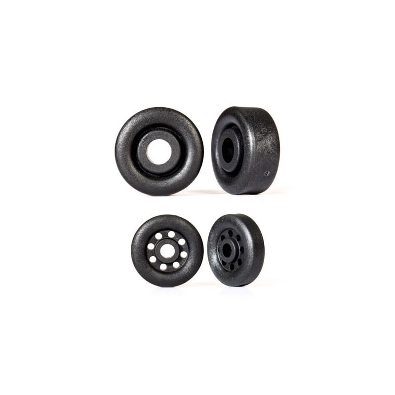 Ruedas para barras de ruedas Traxxas, negra TRX9461