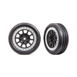 Ruedas completas Traxxas delanteras (cromadas) (Alias® de 2,2") (2pcs) TRX2471G